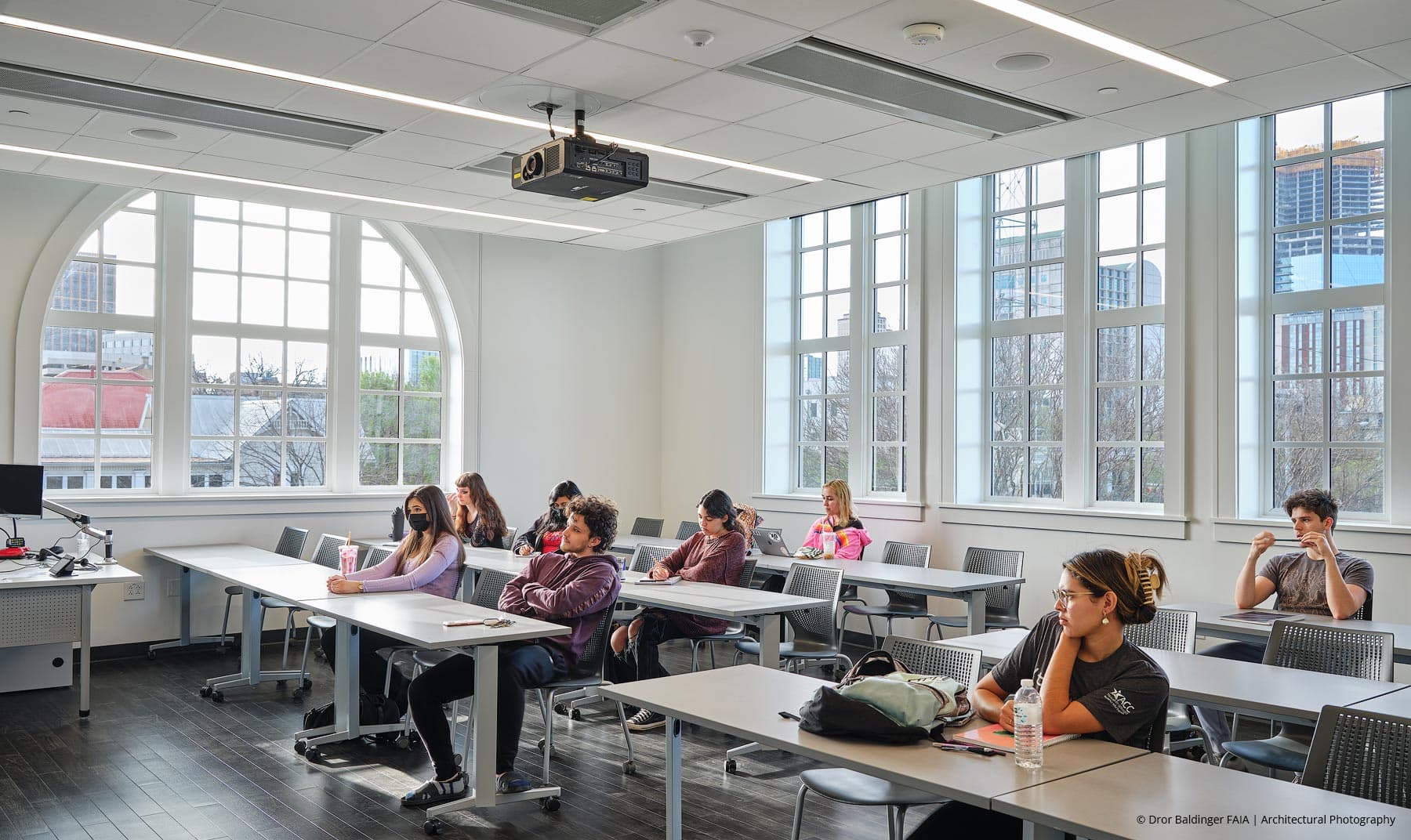 AN208 - interior of university - Ultra radius picture double hung