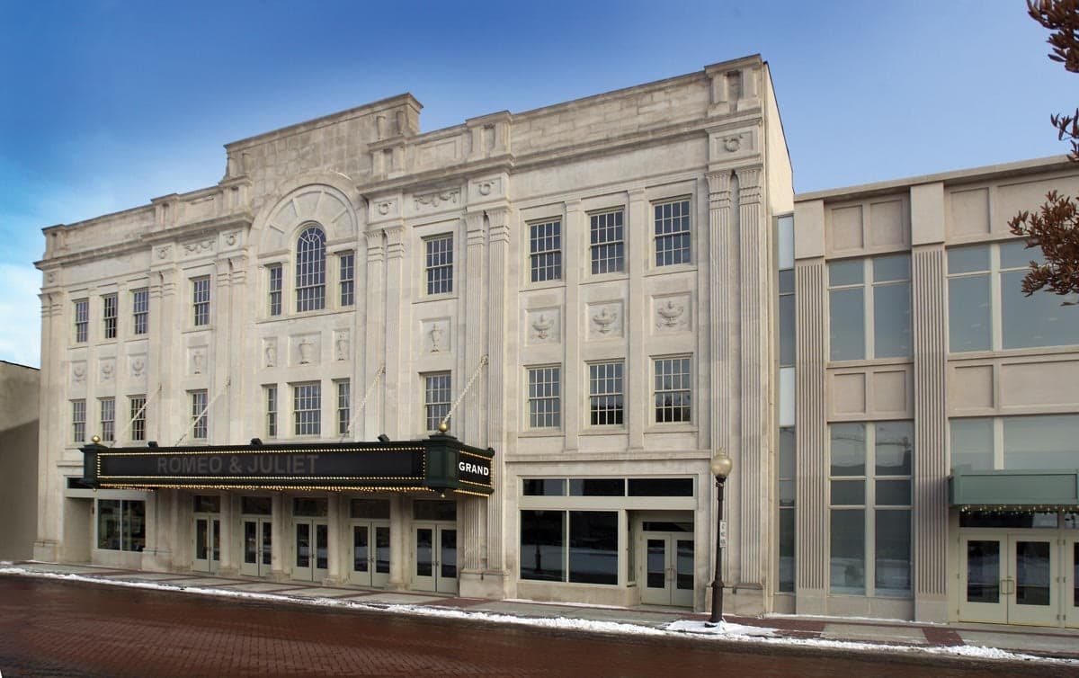 Grand Theater historical renovation Heritage Series Old World Classic double hungs