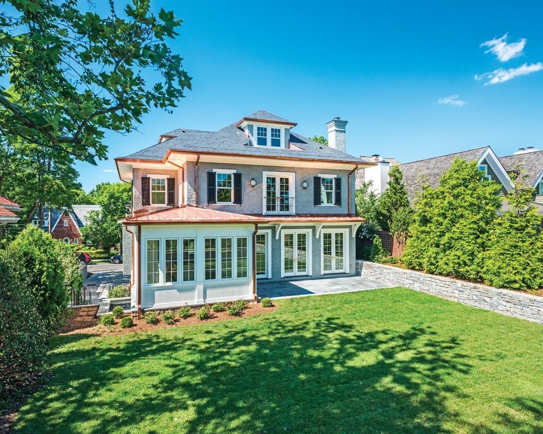 Heritage Series Sterling double hungs with performance divided lites in the top sash