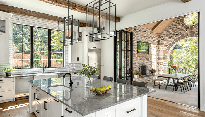 VistaLuxe WD LINE crank-out casements and folding door